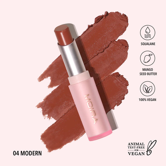 MOIRA Signature Lipstick (004, Modern)
