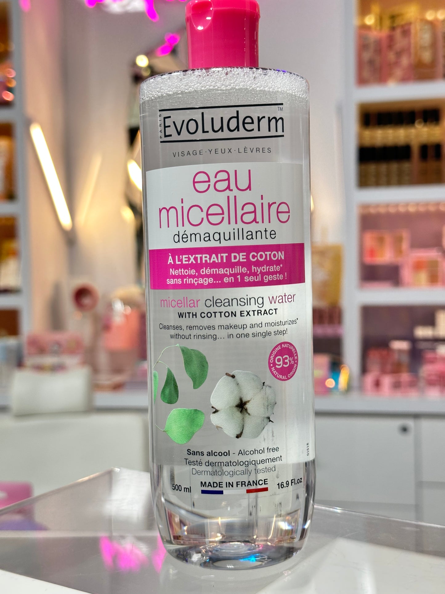 Evoluderm Micellar Cleansing Water with Cotton Extract