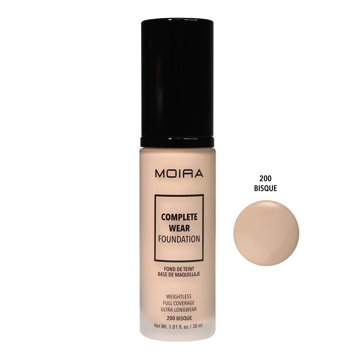 MOIRA Complete Wear™ Foundation 200 (BISQUE)