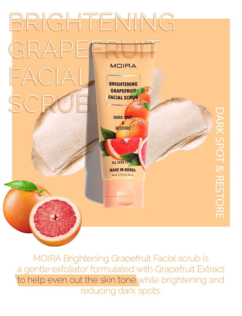 MOIRA Nourishing Brightening Grapefruit Facial Scrub