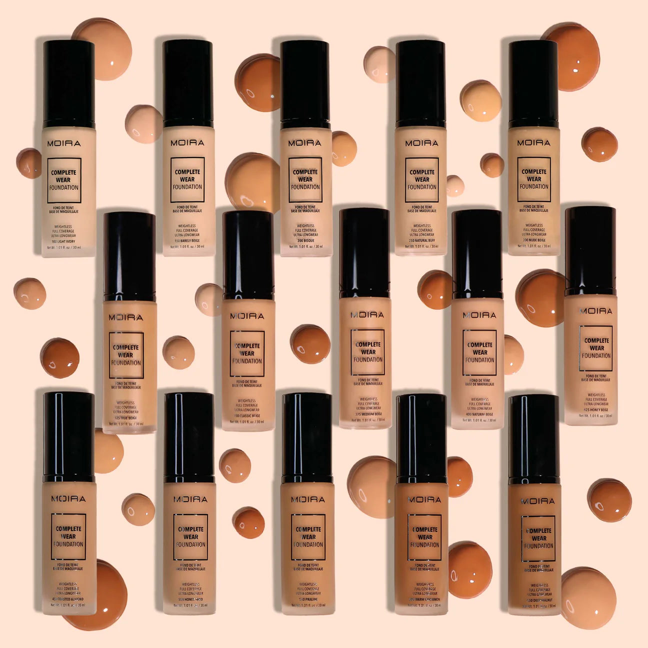 Moira Complete Wear Foundation 350 (Classic Beige)
